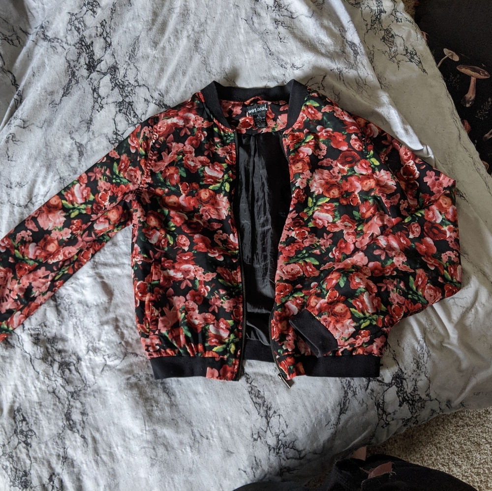 Floral Print Jacket